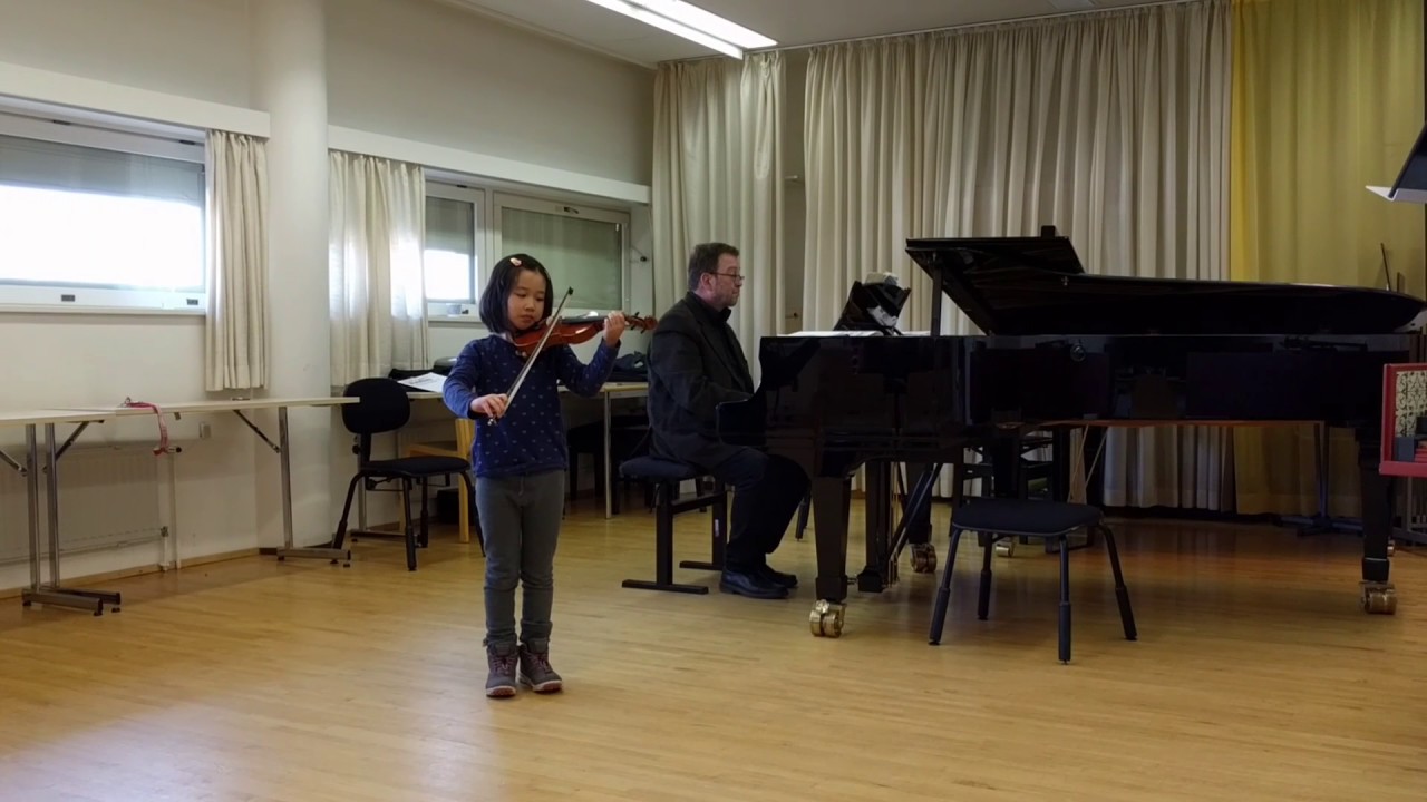 G.F. Händel: Variations, Theme Gavotte, violin
