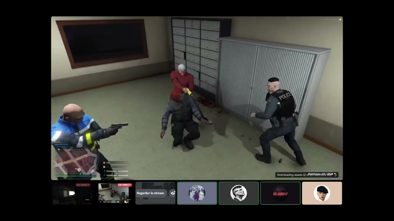 🌴 GTA RP🌴 Mon pote se fait passer pour un policier a l'accueille, il se fait ban. Regarde la fin!!!