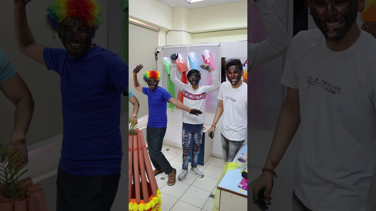 Colorful Festivities: Holi Celebrations at Air Grace Aviation Academy 🎨✈️