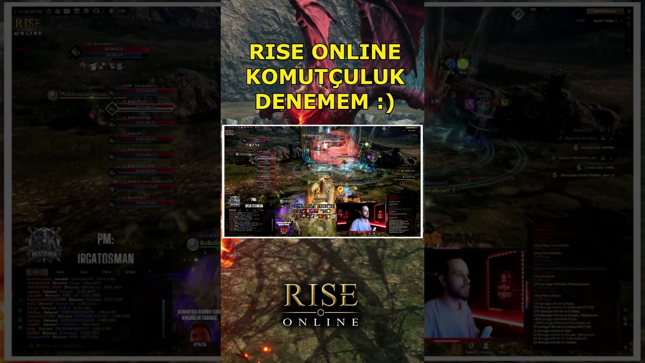🔥 Rise Online | Mage Komut&ccedil;uluk Denemem! 🔥