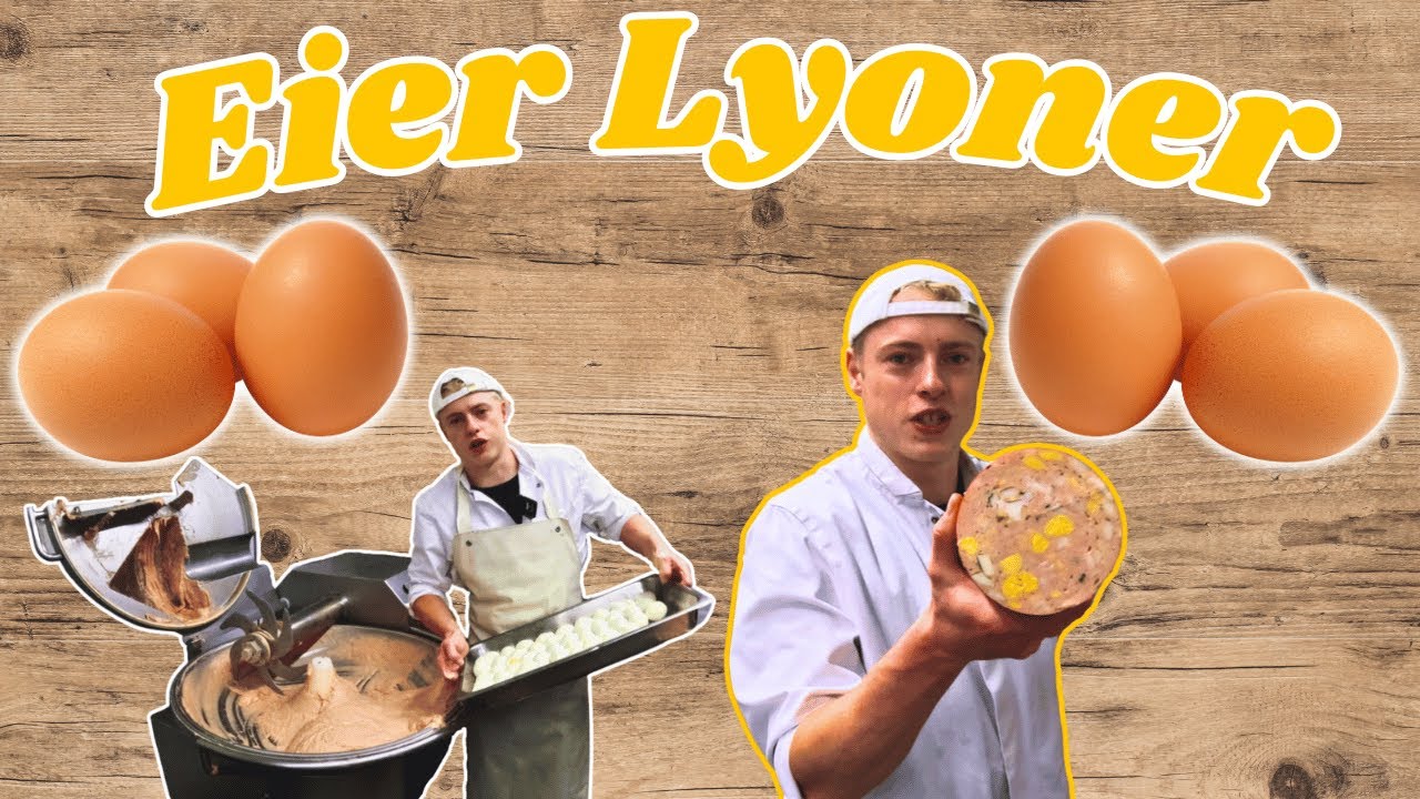 Eier Lyoner 🥚🌭 – So wird sie hergestellt💪 | Eierwurst