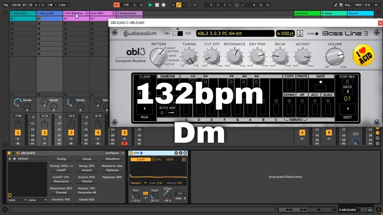 Ableton Live | Acid Techno Trance | Workflow & Live Act | 211119