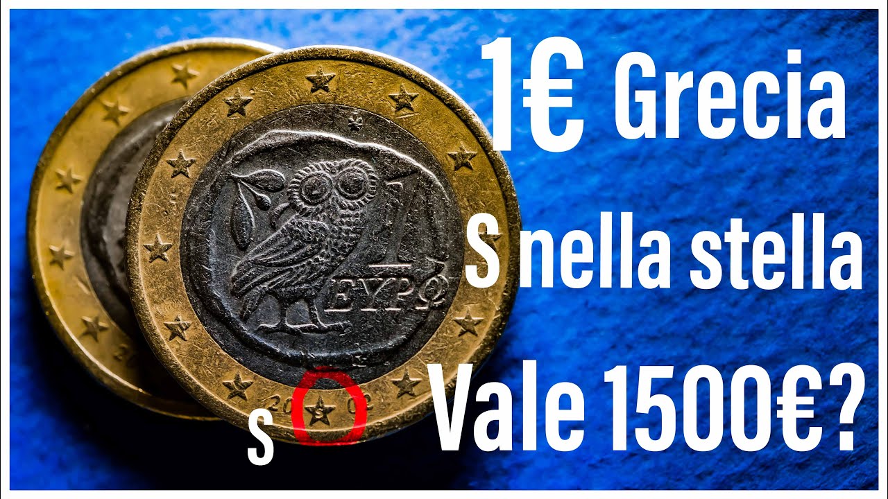 1 Euro Grecia 2002 con S quanto vale? moneta con la civetta