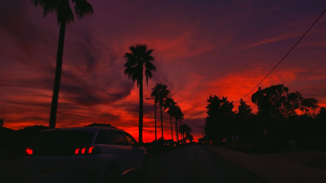 Slowed Reverb Ambient Mix &ndash; Relaxing Sunset Drive Music for Study and Sleep