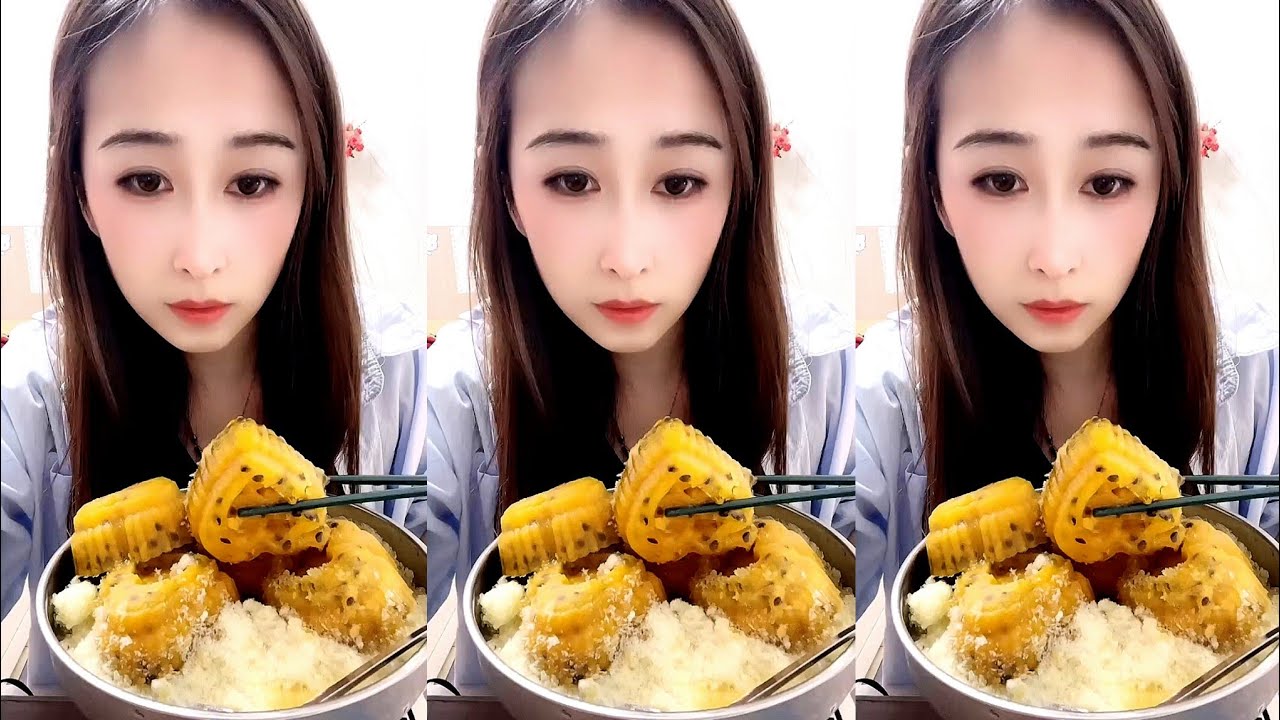 passion fruit ice eating shaved ice eating