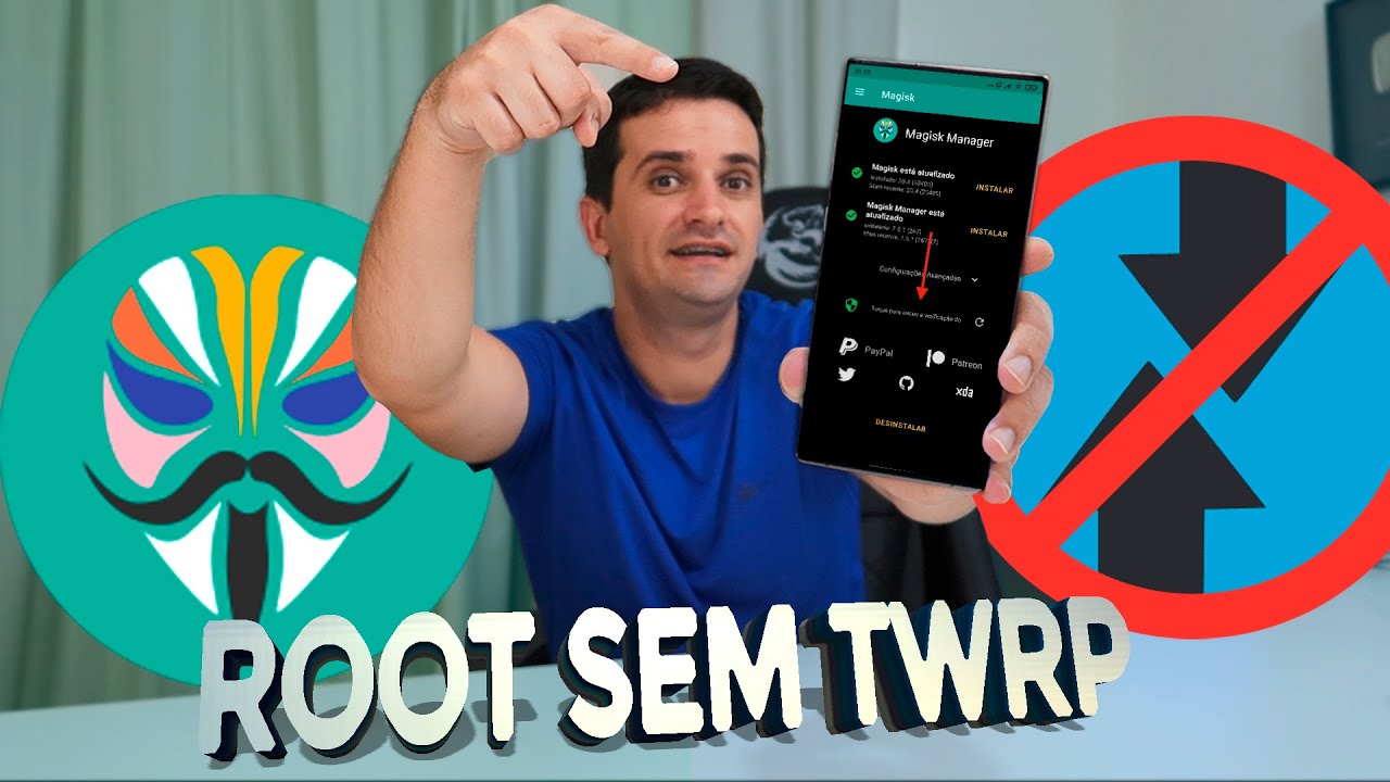 Como é POSSÍVEL fazer ROOT com MAGISK sem TWRP nos Smartphones da XIAOMI e MOTOROLA 2020!
