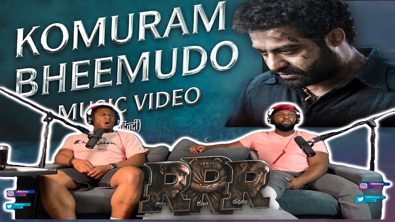 Komuram Bheemudo Full Video Song(Telugu) | RRR | NTR,Ram Charan |Brothers Reaction!!!!