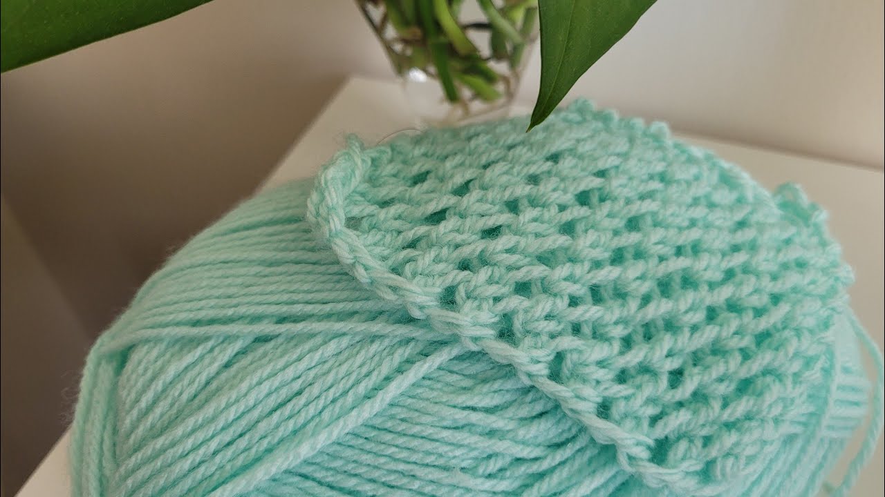 1 Row Repeat- Easiest lace pattern you need to learn-So simple so beautiful Perfect for beginner