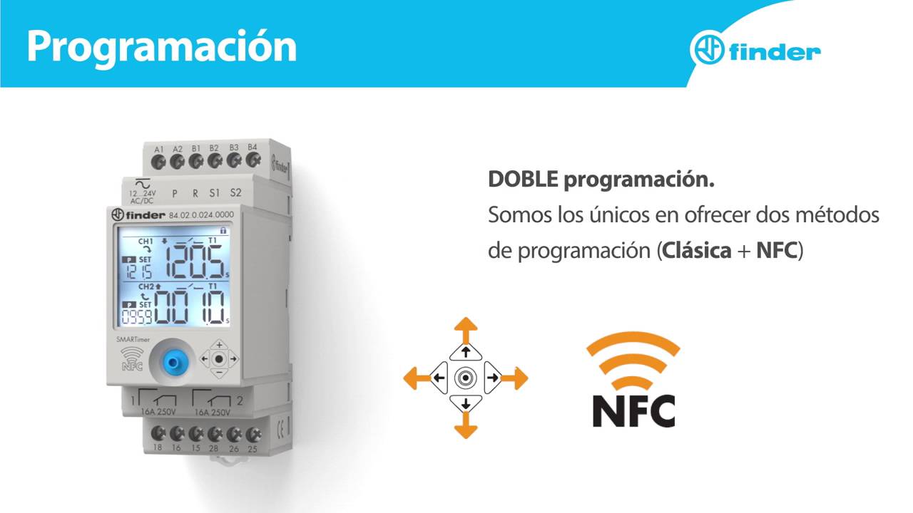 Temporizador FINDER SMARTimer tipo 84 02