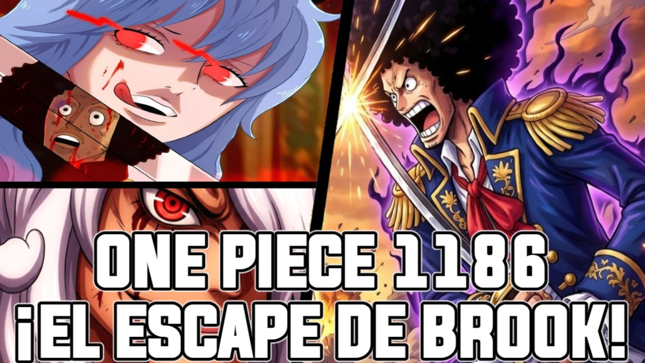 ONE PIECE CAPITULO 1186!! | EL ESCAPE DE BROOK DE ESPERIA | EL PLAN FINAL DE NERONA IMU CON GUNKO