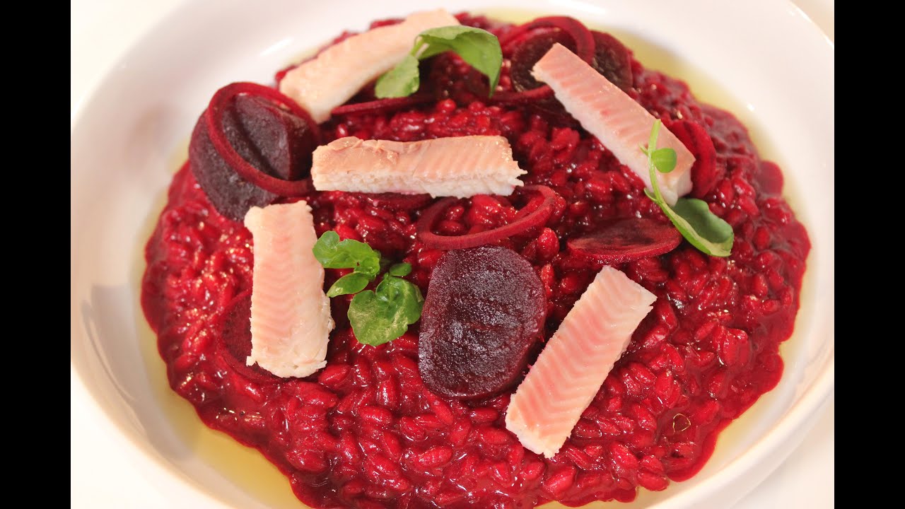 De garde van Gert met Dave de Belder - Risotto met rode biet en forel