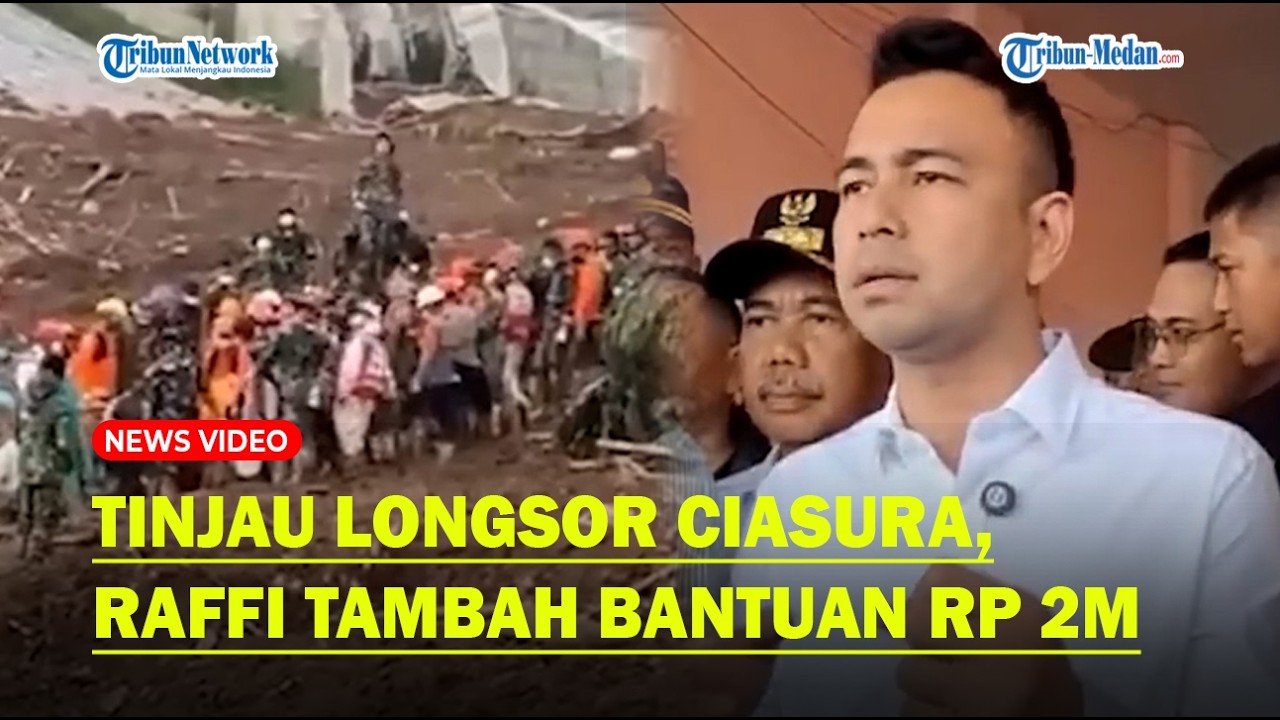 TINJAU LONGSOR Cisarua, Raffi Ahmad Tambah Bantuan Rp 2 Miliar Ungkap Pesan Presiden Prabowo