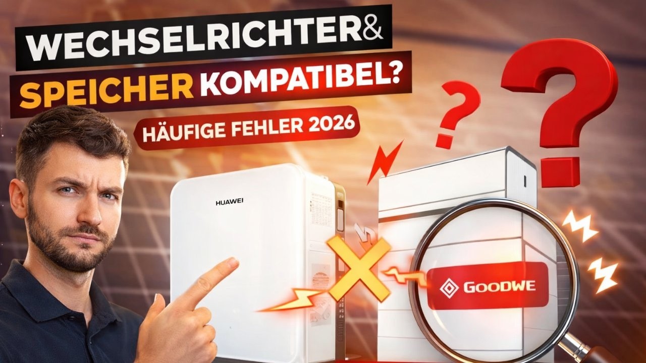 Wechselrichter & Speicher 2026 – Diese Fehler kosten Geld