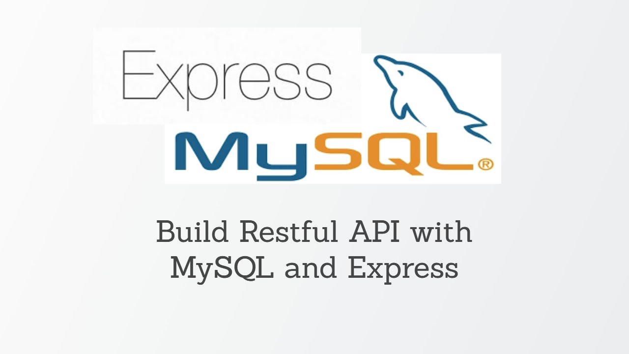 Build restful API with MySQL and NodeJS