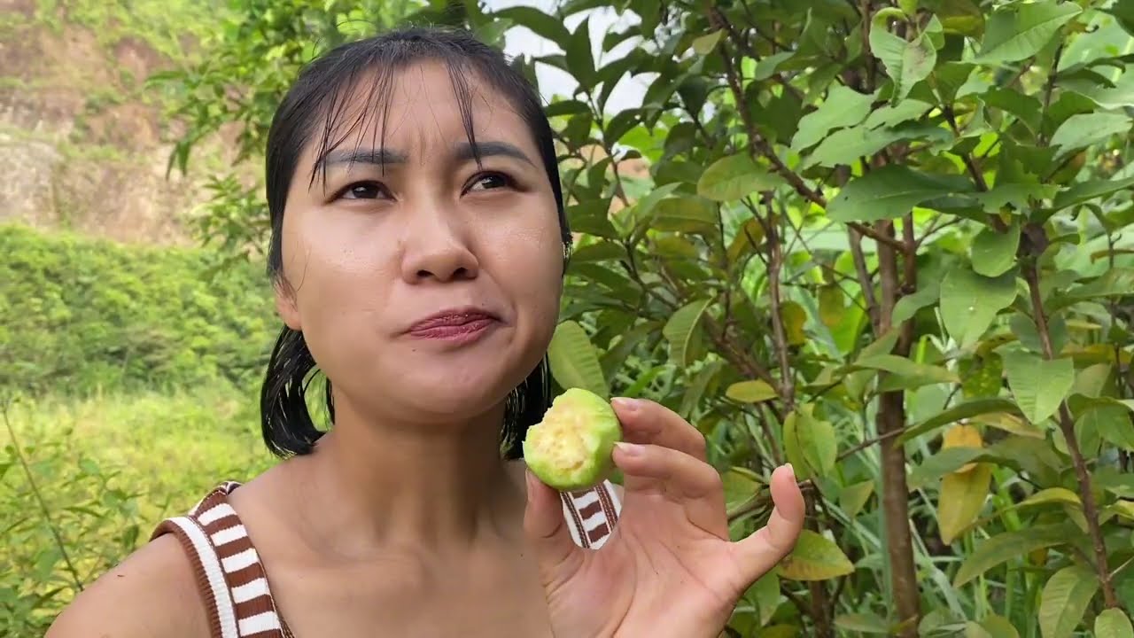 Grill food, stream fish, eat guava and wild passion fruit