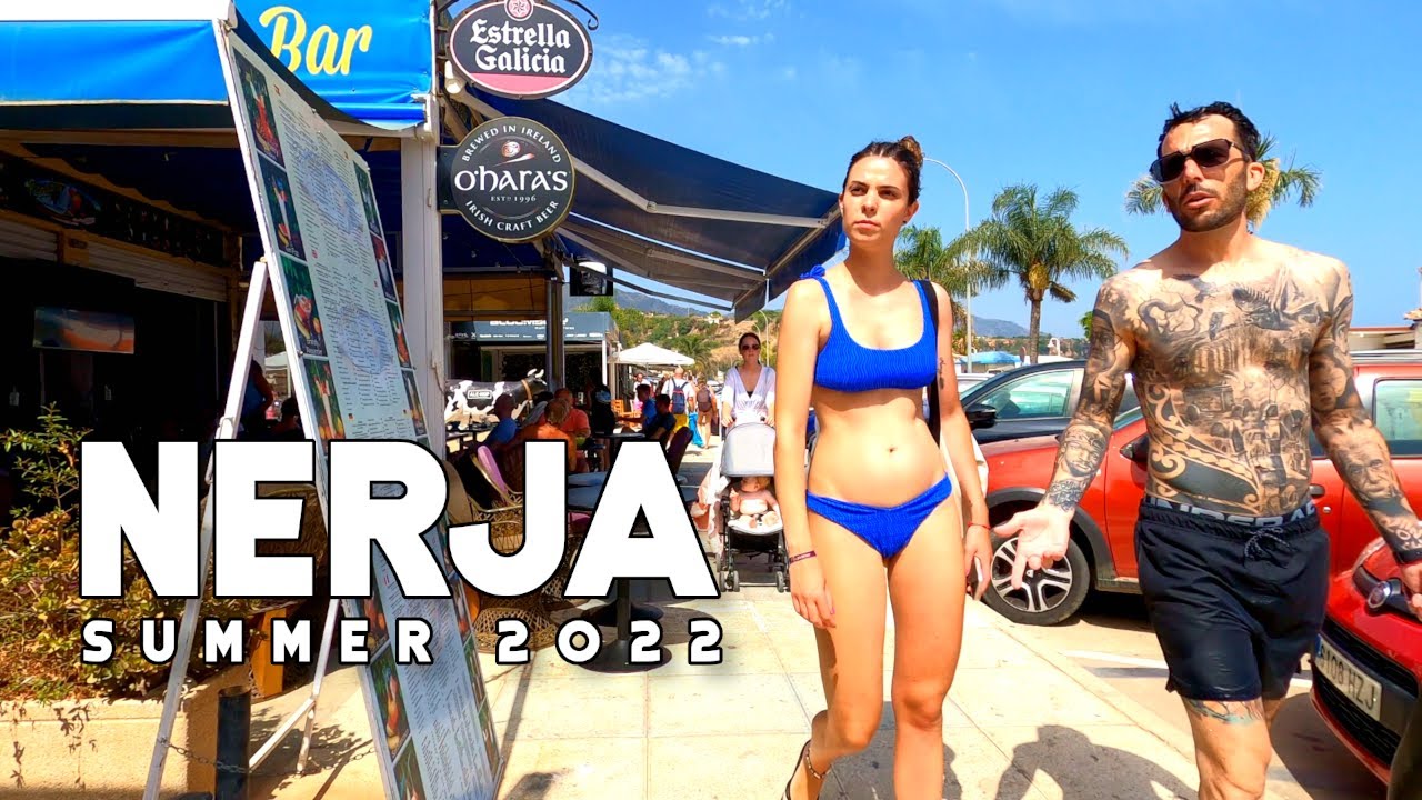 Nerja Spain Burriana Restaurants & Bars Summer 2022 July Update Costa del Sol | Axarquía | Málaga 4K