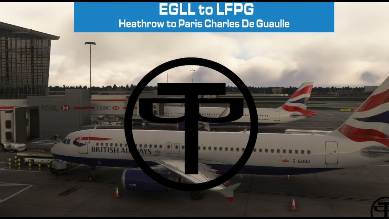 Fenix A320 EGLL to LFPG Full flight on VATSIM