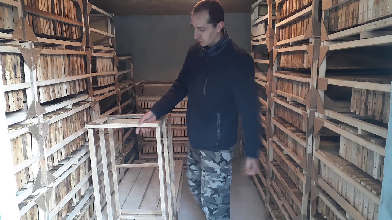 Pastrarea ramelor de albine. Camera pentru rame