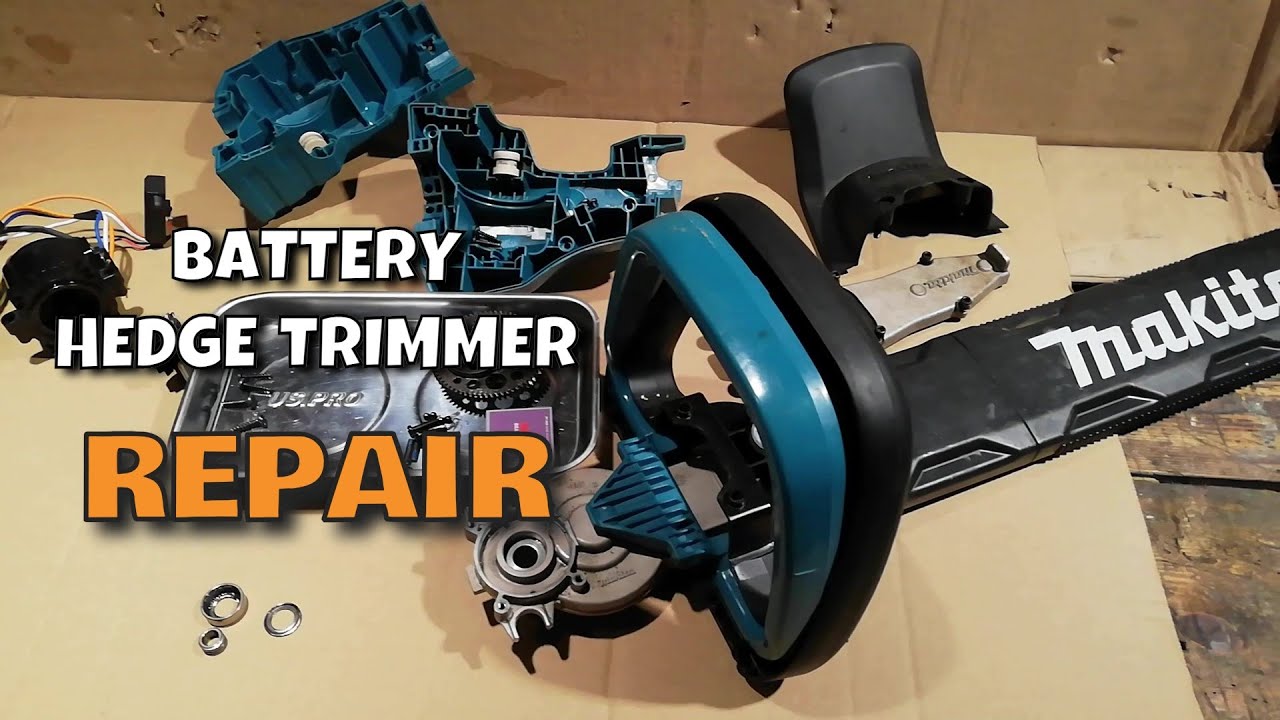 Repairing a Makita Battery HEDGE TRIMMER (Failed Bearing) - DUH601Z