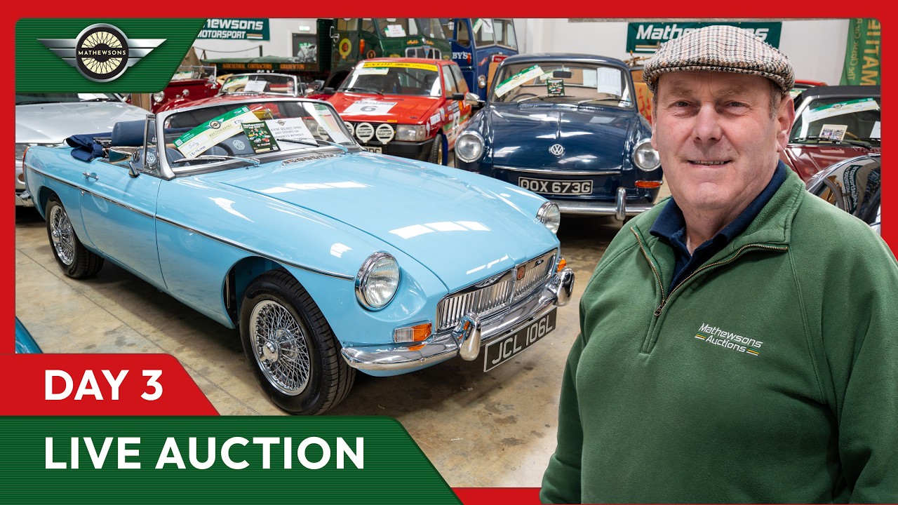 LIVE Classic Car, Motorbike & Memorabilia Auction | Mathewsons Classic Cars