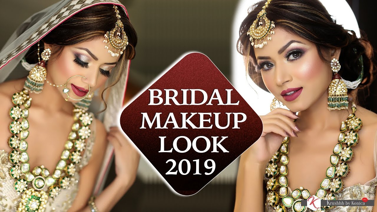 Bridal Makeup Look 2019 | Step By Step Makeup Tutorials | Indian Bridal Makeup | Krushhh By Konica