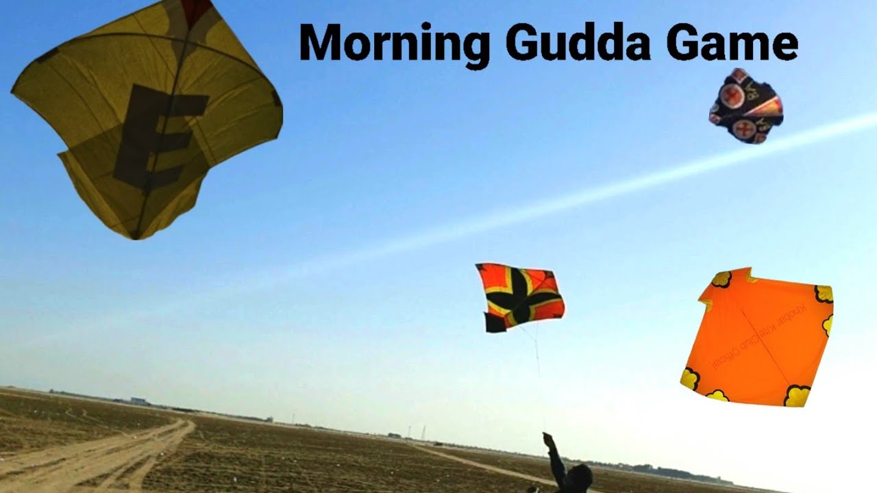 Gudda Game- Paitch - Patangbazi- Manja- Real Kite Fighting