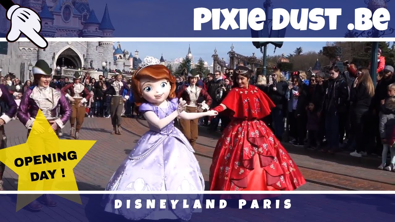 👑💀Disney Princess Promenade at Disneyland Paris 2018