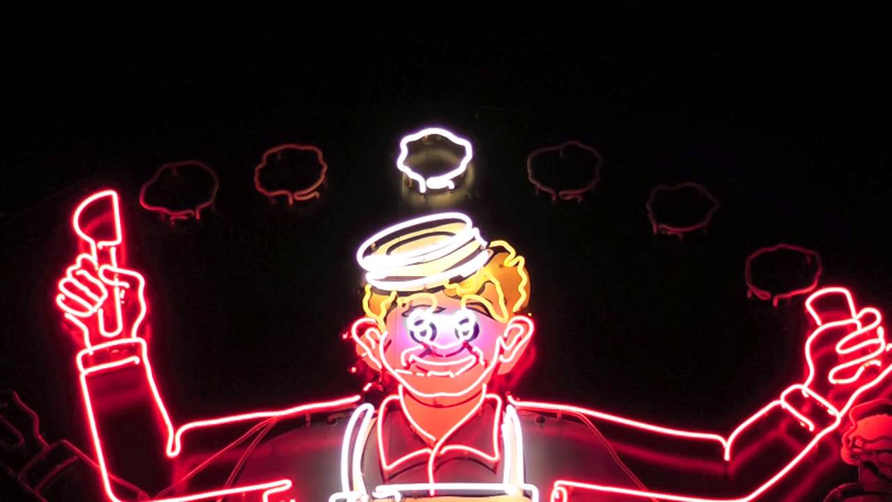Animated Neon Sign - Gunther's Ice Cream Shop