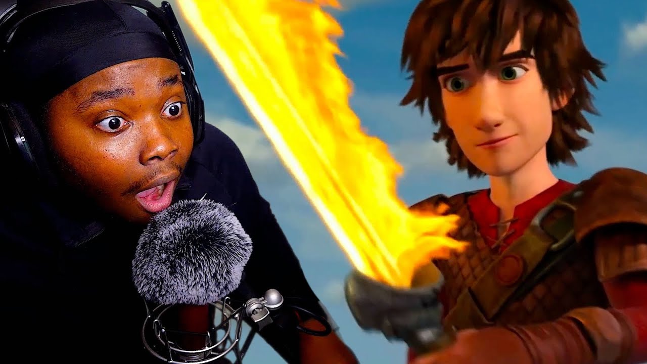 HICCUP GOT A FLAMING SWORD NOW?!?!? RACE TO THE EDGE Season 3 Episode 9 Reaction