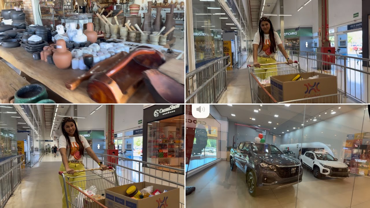 🛒 Dia de MERCADO|FOMOS AS COMPRAS | com REBECA | DIVERSÃO no SHOPPING ⭐️TUDO QUE COMPRAMOS 