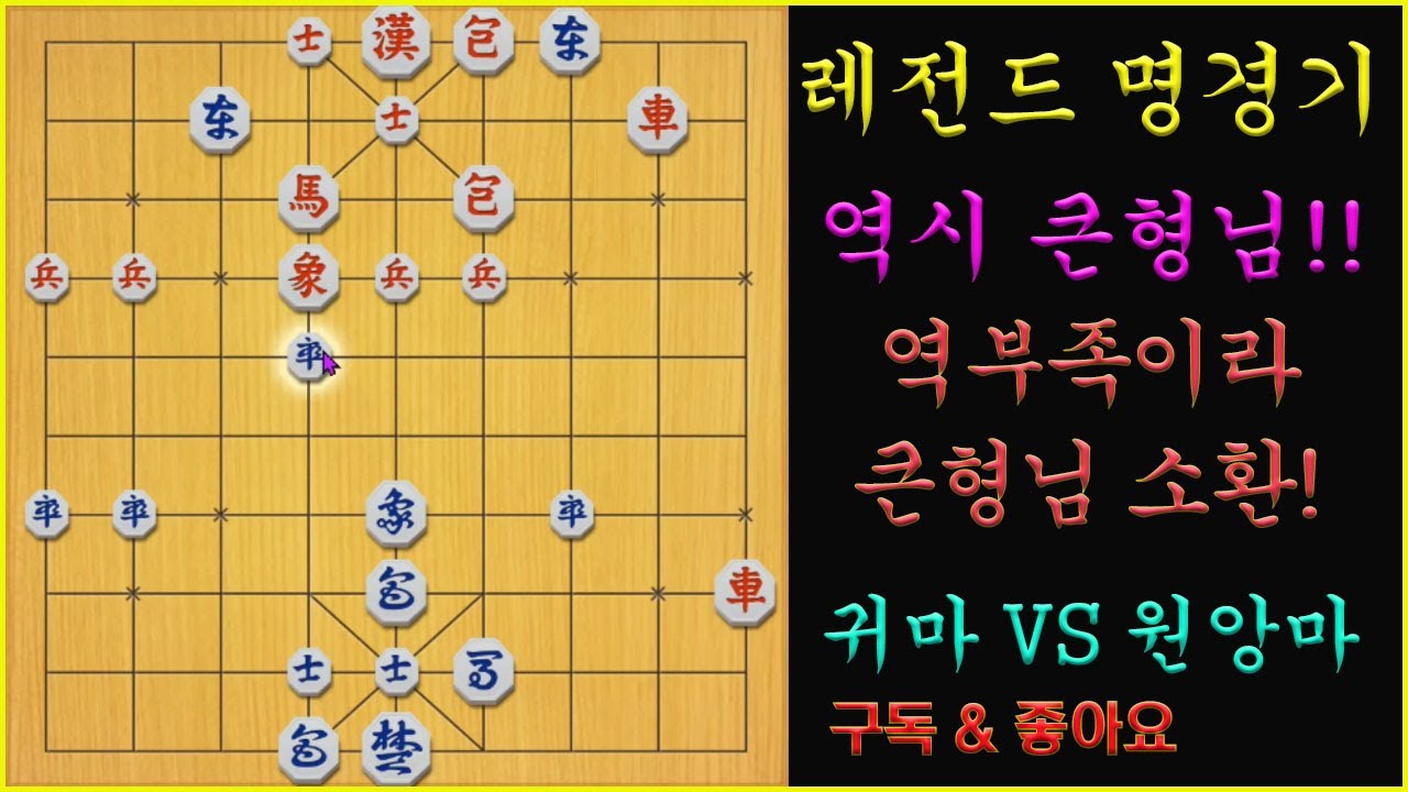 [레전드 명경기] 저는 안되네요..ㅠ.ㅠ 큰형님 도와주세요~~ (슈이비닝 장기)