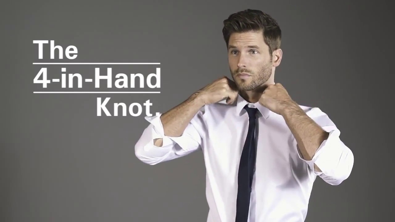 The FOUR-IN-HAND knot - stropdas knopen Dijkstra Mode
