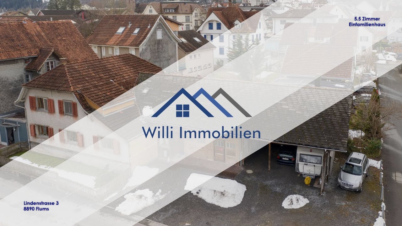 5.5 Zimmer Einfamilienhaus im Herzen von Flums