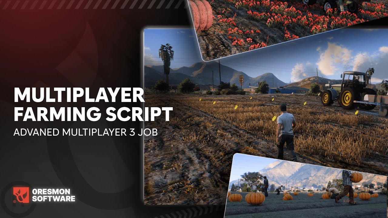 Fivem 0R-Multiplayer Farming Job Script v2 (7 пользовательских семян, 3 разных задания, система у...