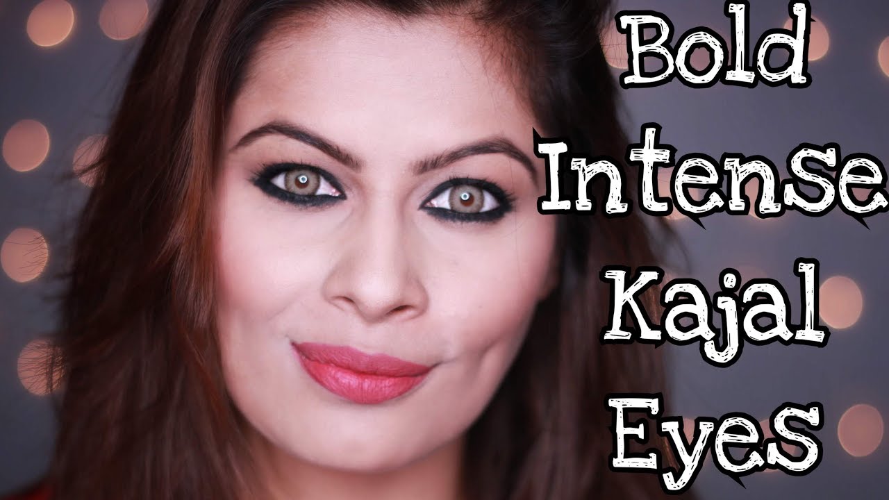 How to : Bold Intense Kajal Kohl Eyes Ft.Sugar's KOHL OF HONOUR INTENSE KAJAL 01 Black Out | Kavya K