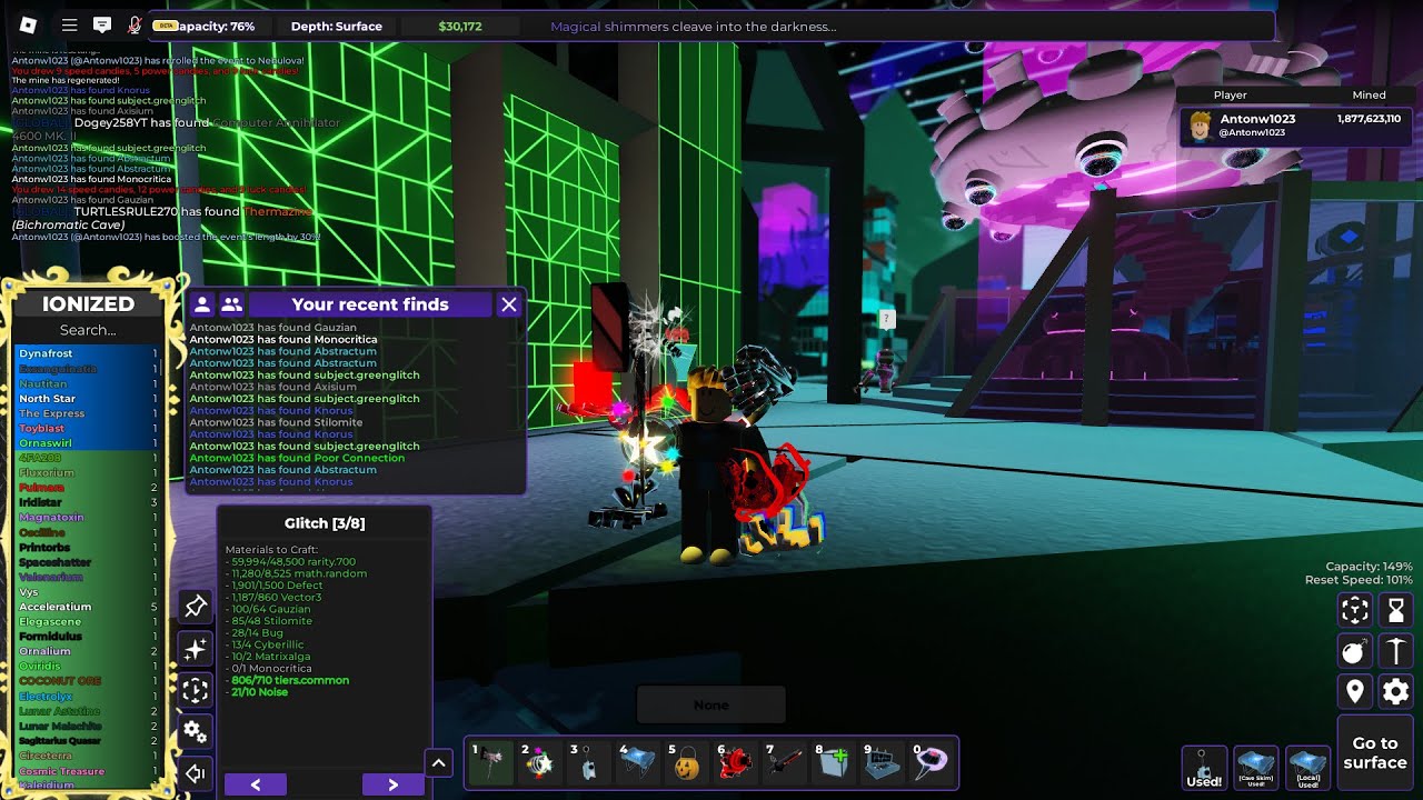 Global Ore Comp Number 2 (1-2b Mined) Rex Reincarnated