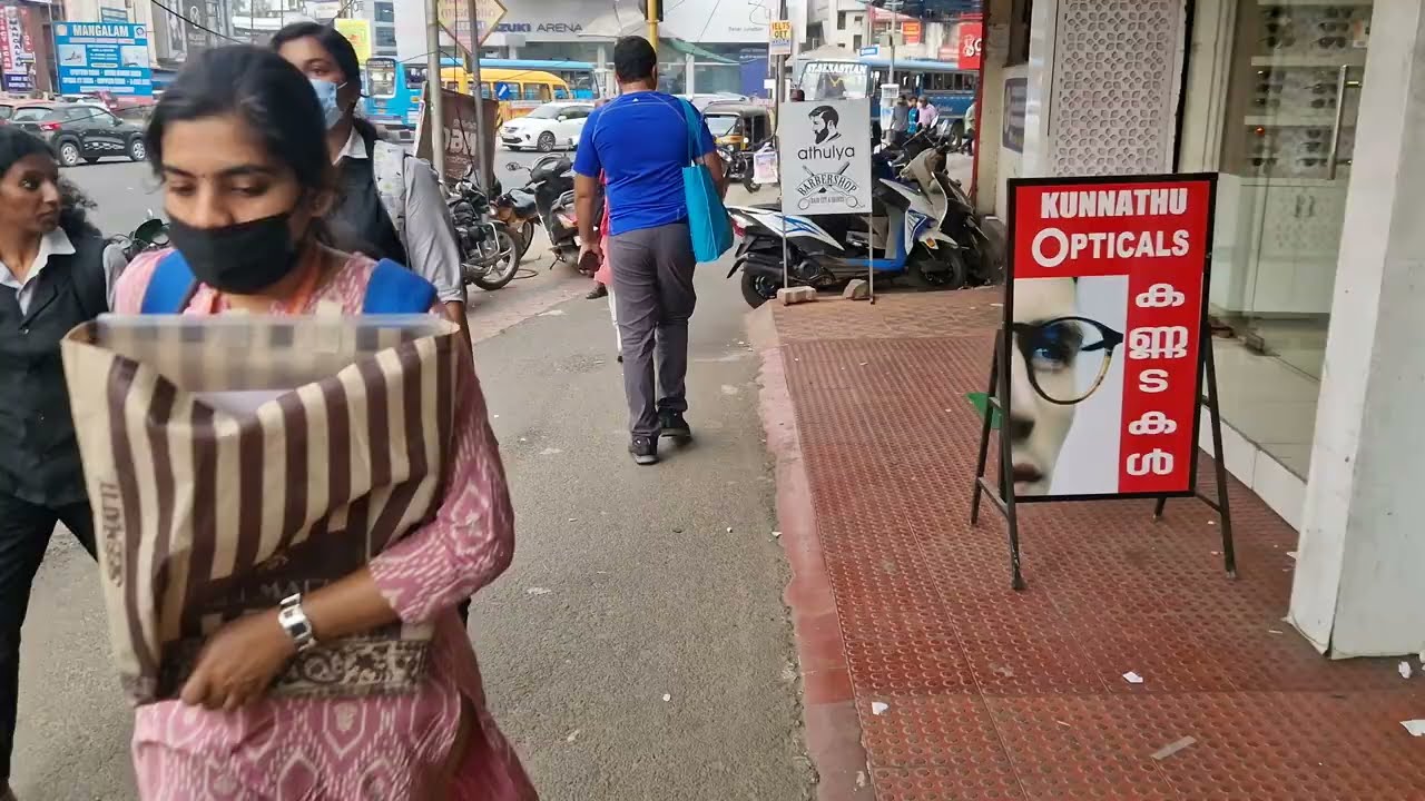 Exploring Kottayam - The Serene City of Kerala, India (Footage 4k,Video)