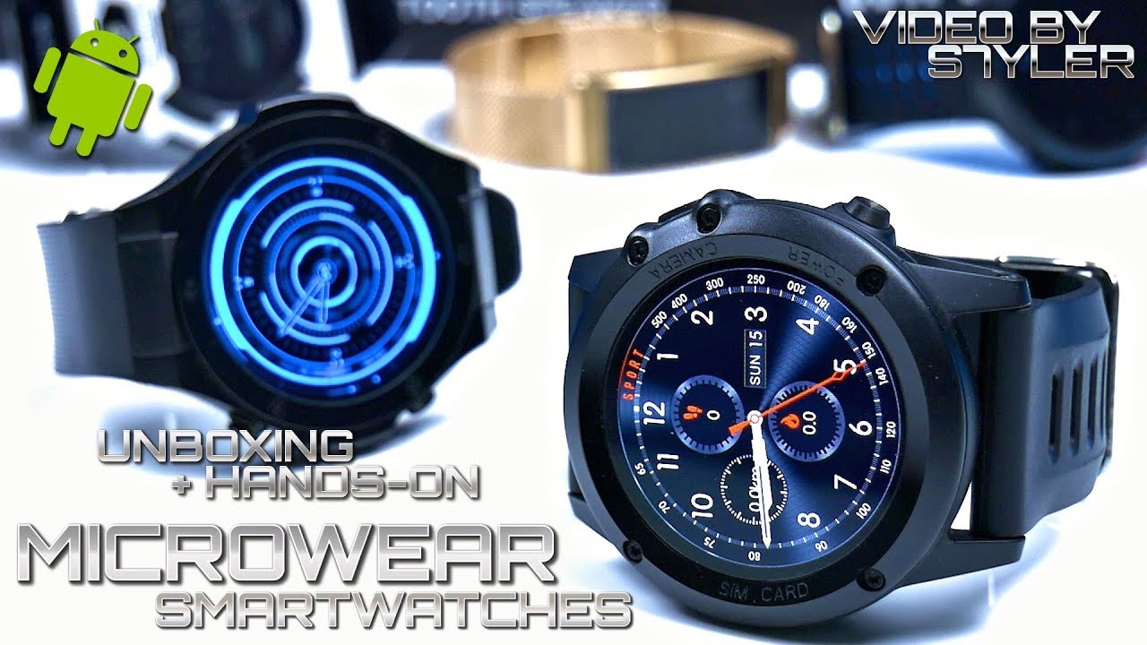 Microwear H1 / H2 / X2 / X3 Smartwatches ⌚ Unboxing + First Hands-On