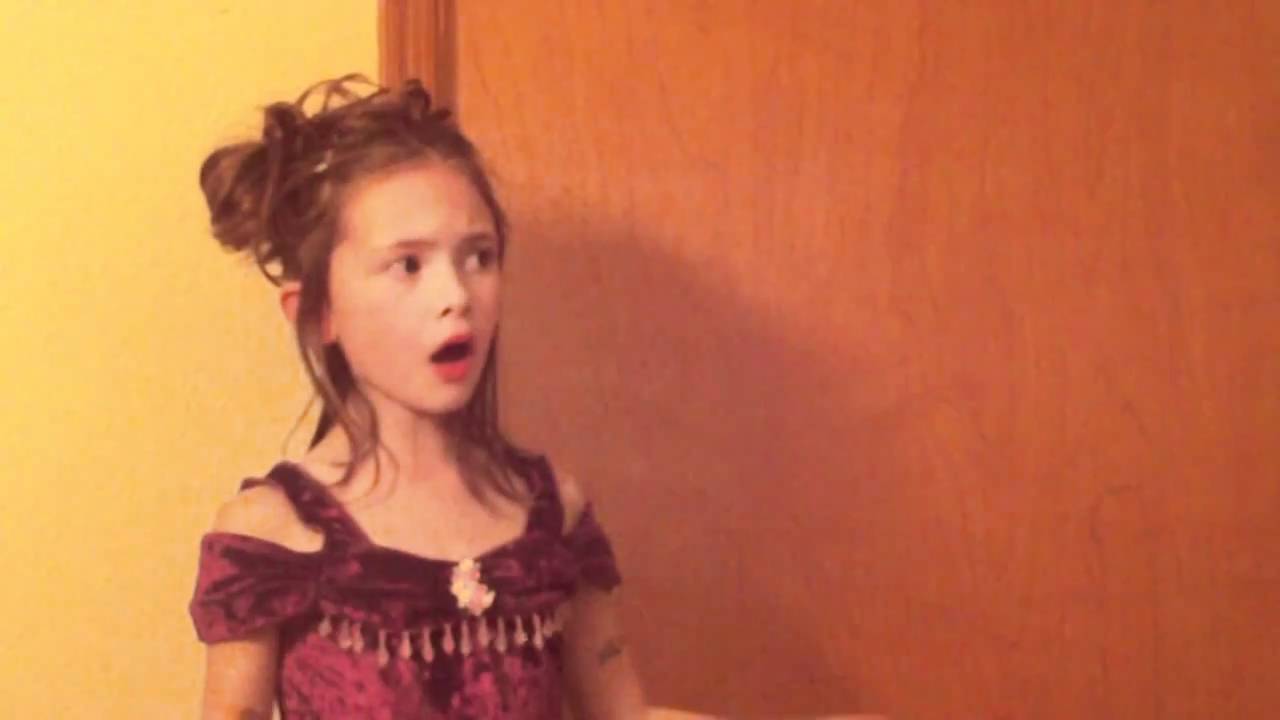 Maile Sufak age 7 singing Magic Flute opera by Mozart