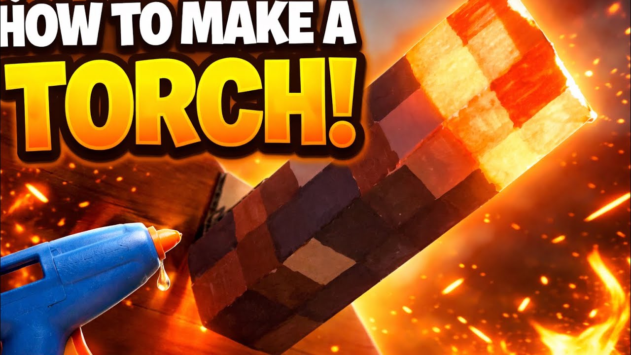 How to make a super simple handmade torch at home