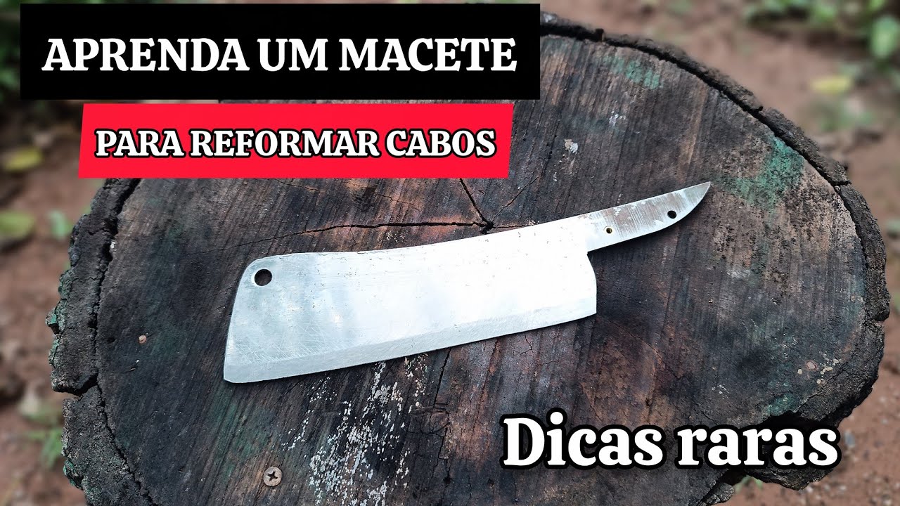 REFORMA DE UM VELHO CUTELO, FORMA FÁCIL DE FAZER.