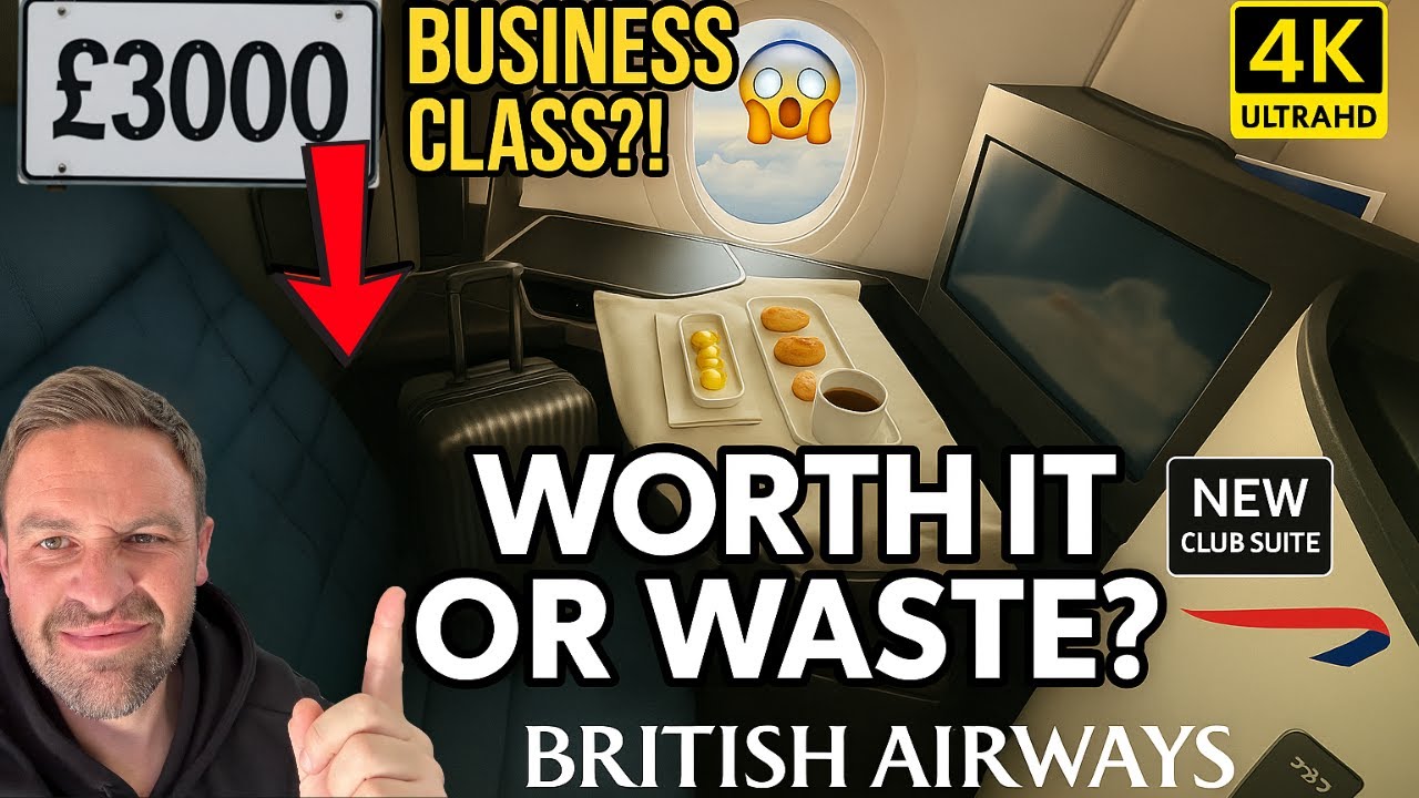 Is British Airways Business Class Worth £3,000? HONEST Review on A350 Club Suite (London-Hong Kong)