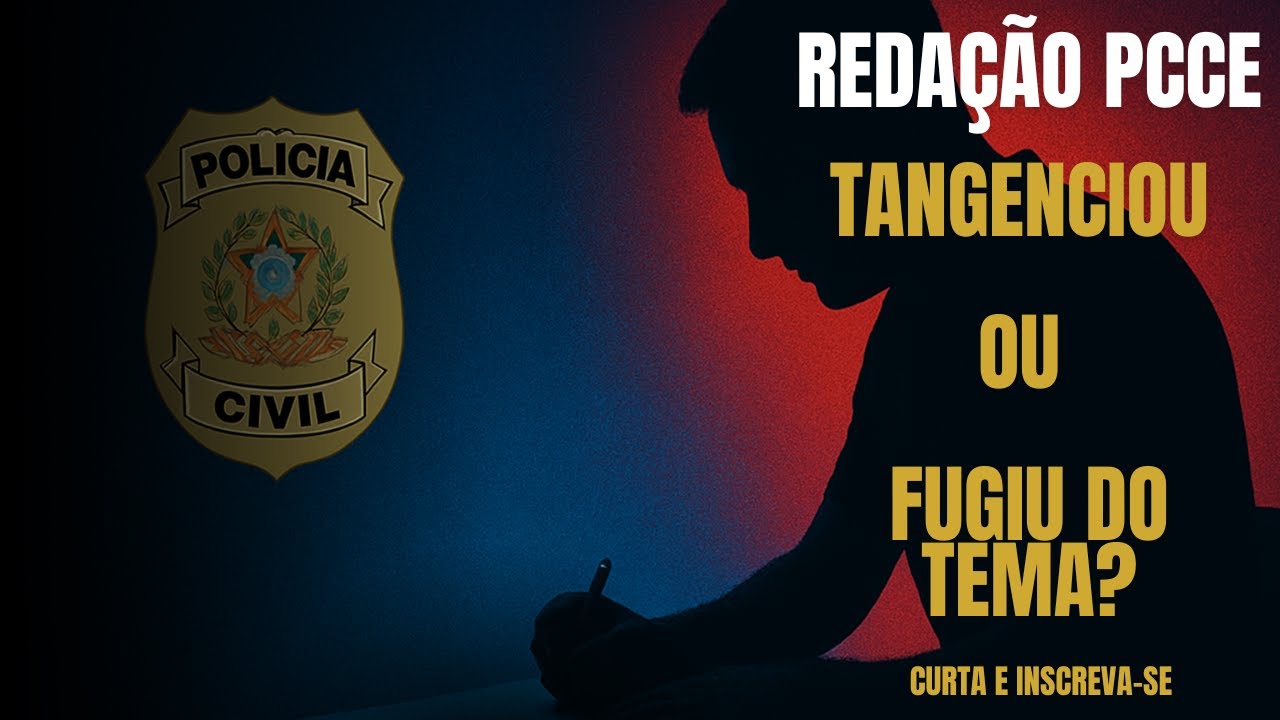 Prova Discursiva PCCE: o que você deveria ter escrito