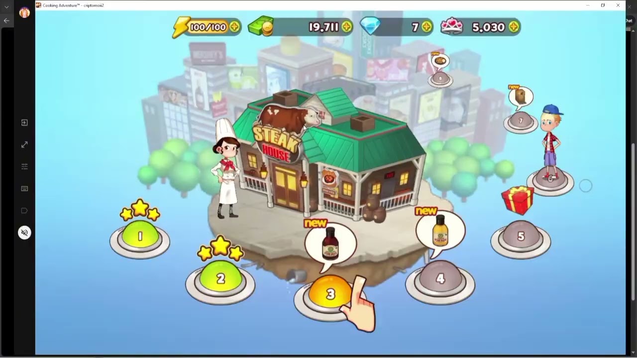 Cooking adventure!!! Mas de $5000 dólares en rewards con este divertido juego 