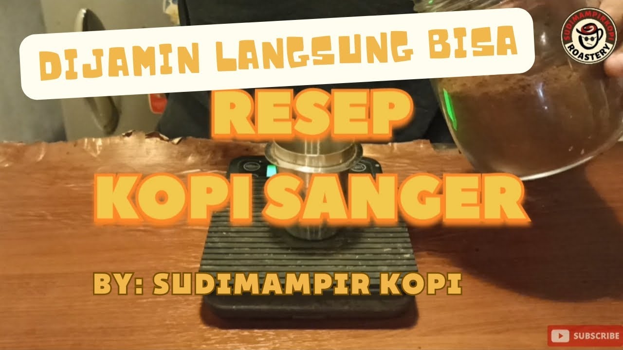 CARA MEMBUAT KOPI SANGER, KOPI SUSU TARIK KHAS ACEH PAKAI ROK PRESSO