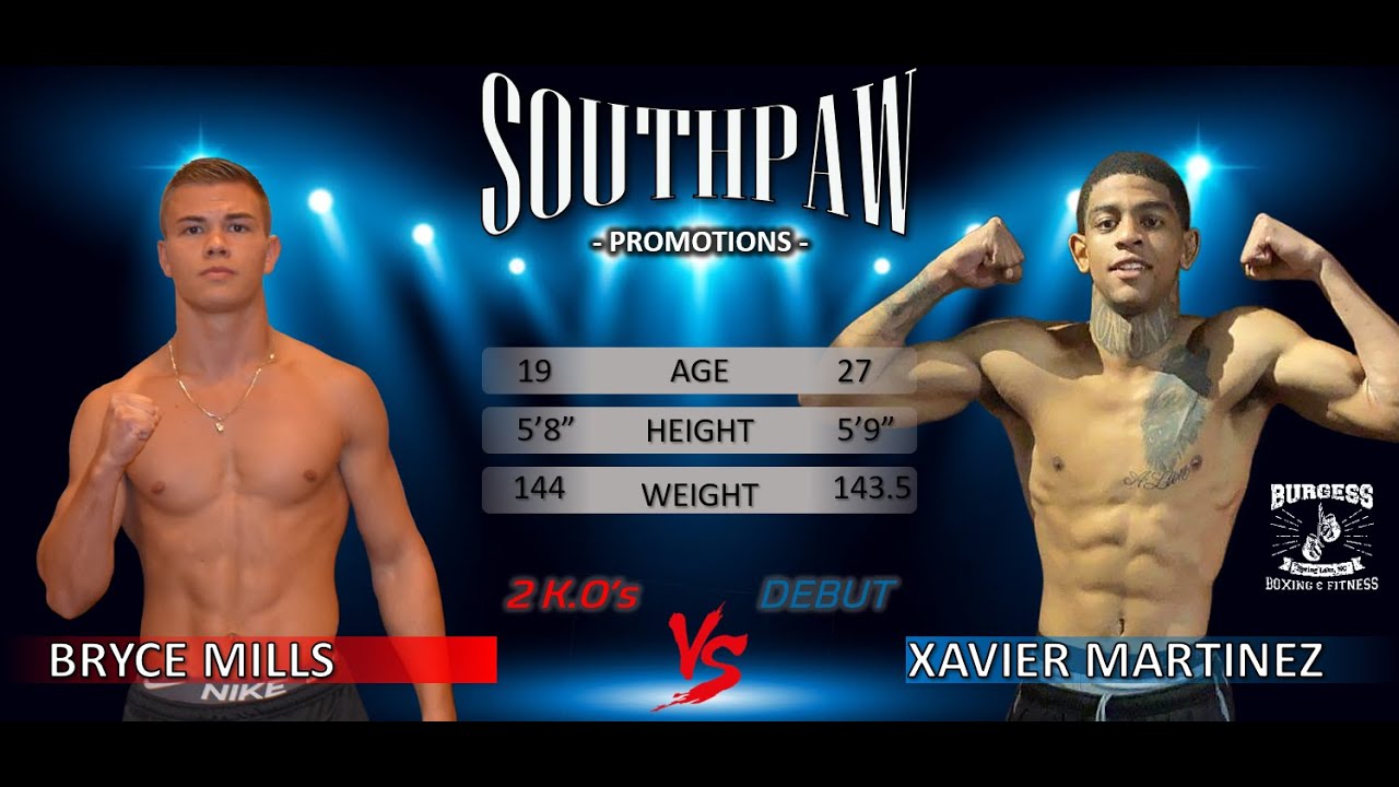 Bryce Mills vs Xavior Martinez 2/20/2021