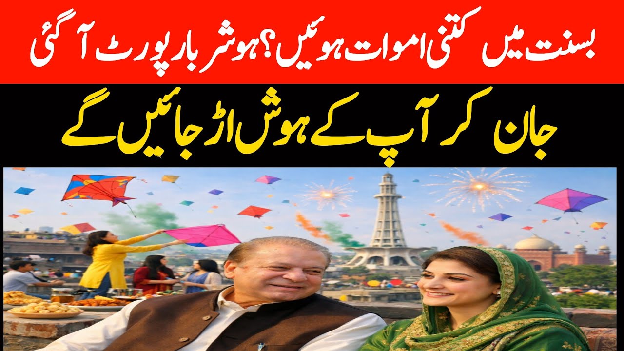 How many casualties during Basant festival? Report submitted in LHC, zafar naqvi zn news 