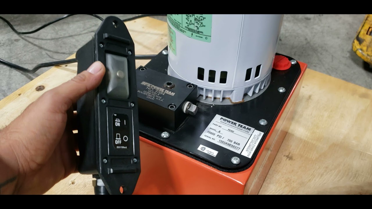 Power Team SPX Model A Hydraulic Pump