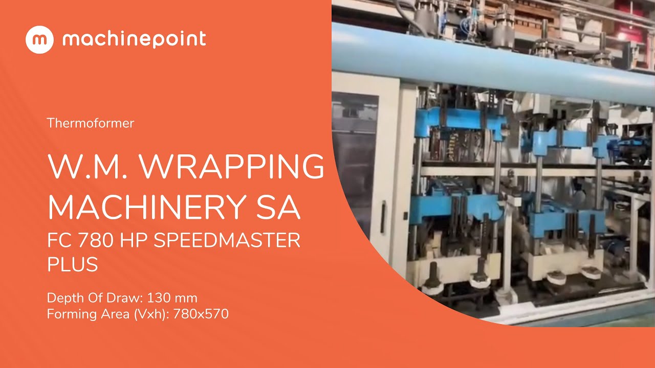 W.M. WRAPPING MACHINERY SA FC 780 HP SPEEDMASTER PLUS Thermoformer