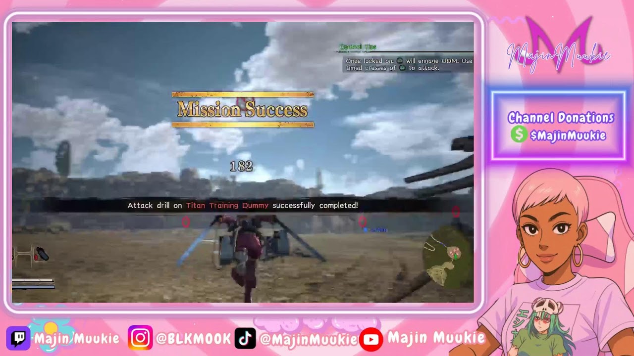 drop  down on twitch @majinmuukie to comment